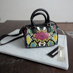NWT Like Dreams Mini Multi Snake print Crossbody Purse